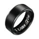 thumbnail image 1 of Promotion!Maojin Alianza de boda para hombre en titanio de 8 mm, anillo chapado en negro, anillo de boda, anillo de compromiso, 1 of 5