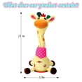 thumbnail image 3 of Talking and Danincg Plush Baby Toys for 6-12-24 Months-Singing and Recording, Toddler Toys 1-3 for Boys Girls, Birthday Gifts Toys for 1 2 3 Year Old Girls Boys, 3 of 5