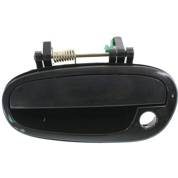 Exterior Door Handle Compatible with 2004-2005 Suzuki Forenza Front, Driver Side Smooth Black