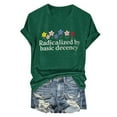 thumbnail image 1 of Chemises pour Femmes Rayées T-Shirts à Manches Courtes pour Femmes T-Shirts pour Femmes T-Shirts à Manches Courtes T-Shirt d'Été pour Femmes T-Shirt Décontracté à Manches Longues pour Femmes T-Shirts Courts pour Femmes, 1 of 3