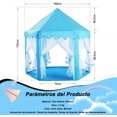thumbnail image 2 of Castillo Princesa Casa Niñas Tienda Juegos Juguete Modelo Azul, 2 of 4