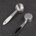 thumbnail image 6 of 2Pack 1/4 Cup Measuring Cup Stainless Steel Cup Sco Op With Black Silicone Handle Kitchen Gadgets For Cooking 30ML Food Clips 14x2.6x4.2cm, 6 of 6
