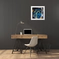 thumbnail image 3 of OnRei 26x26 White Modern Wood Framed Museum Art Print Titled - Swish Around, 3 of 4
