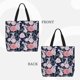 thumbnail image 2 of Balery Rose Flowers Bolsa de Mano para Mujeres con Cremallera, Bolsa de Gimnasio con Compartimentos, Bolsa para Laptop, Bolsa para Trabajo, 2 of 7