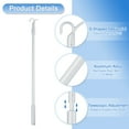 thumbnail image 3 of 14"-23" Draw Rod for Cordless Blinds, Window Shades Up and Down Rod, Silver, 3 of 6