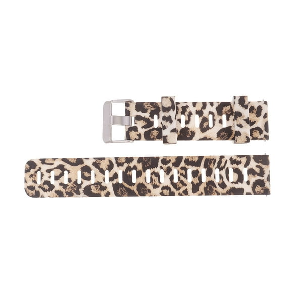 Milisten Leopard Silicone Watch Band for Men and Women Everyday Use 21*0.8in