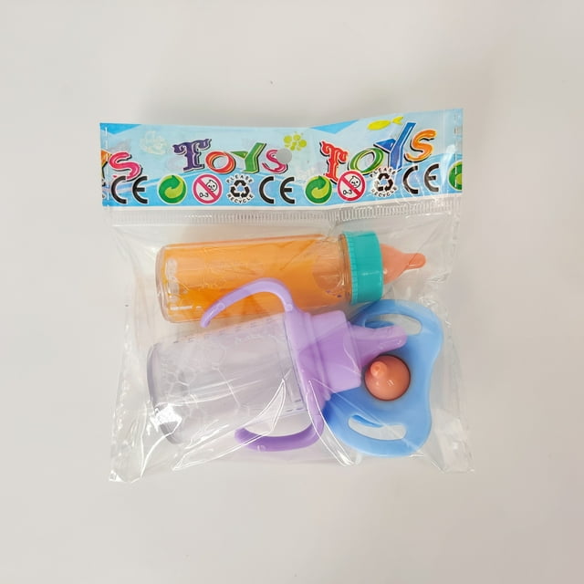 Accesorios para muñecas de niña, botella mágica, botella de jugo, juguete para casa de juegos