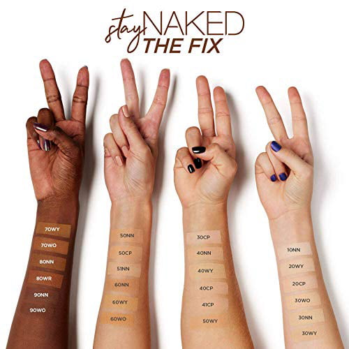 Hvile hemmeligt vigtig Urban Decay Stay Naked The Fix Powder Foundation, 60NN - Matte Finish Lasts  Up To 16 Hours - Water & Sweat-Resistant - Comes with Charcoal-Infused  Sponge - Walmart.com