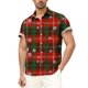thumbnail image 1 of Blusa y camisa de manga corta con cuello vuelto para hombre, blusa informal de moda con cuello vuelto, blusa estampada de manga corta con botones, blusa de poliéster para hombre, 1 of 5