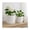 White, variant on Patterned Flower Pots for Home Decor - Arch Ceramic Planters for Indoor and Outdoor Display - Modern Plant Pots for Living Room, Bedroom, Shelf, and Entryway Styling - Set of 2, 7", 5", Green