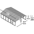 thumbnail image 3 of Arrow Carport 20 x29- Coquille d'oeuf, 3 of 9