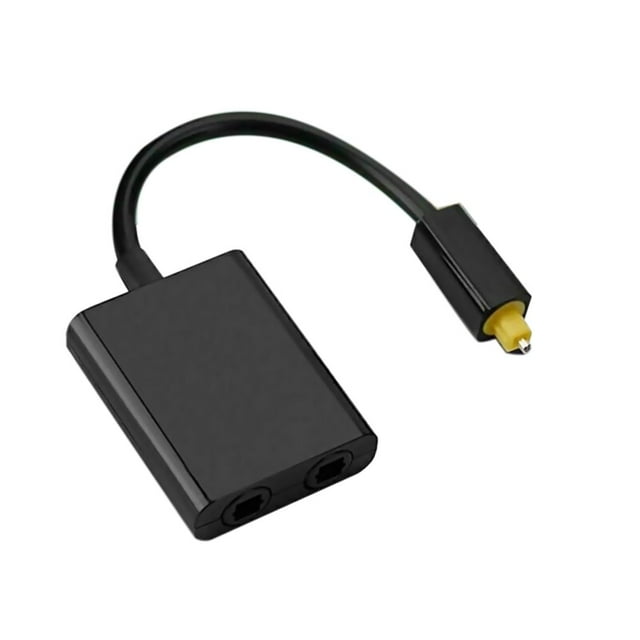MesaSe Répartiteur Toslink Adaptateur de Fil Audio Numérique à 1 vers 2 Commutateurs