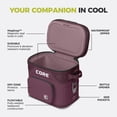 thumbnail image 5 of CORE 12 Can Climakeep Magnetic Soft Cooler, Leakproof Cooler, Waterproof Zipper, Mulbery, 5 of 8