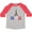 Heather and Red, variant on Inktastic France Eiffel Tower Flag in Text Boys or Girls Toddler T-Shirt