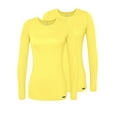 thumbnail image 1 of Adar sous-Vêtements pour Femmes 2 Pack - Tee-Shirt de Confort à Manches Longues, 1 of 7