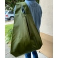 thumbnail image 6 of Wrapables JoliBag Nylon Reusable Grocery Bag, 2 Pack, Olive, 6 of 6