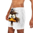thumbnail image 5 of Xdegoge Bathing Suits for Men Funny Print Swim Trunks Quick Drying Board Shorts Novelty Beach Pants Graphic Swimwear with Mesh Liner Side Pockets for Surfing Pool Leisure, 5 of 6