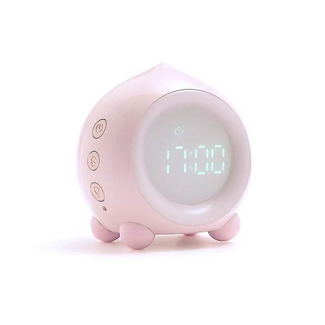 Despertador para niños Luminoso Led Lámpara digital Despertar Luz nocturna Niña Niños Día Noche Niño Volumen ajustable Snooze Despertador Usb Carga Starlight Kuyhfg Sin marca