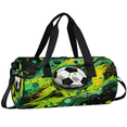 thumbnail image 2 of Qzjjjmy Men Boys Bags for Travel Soccer Bag Kids Football Equipment Bag Travel Bag, 2 of 7