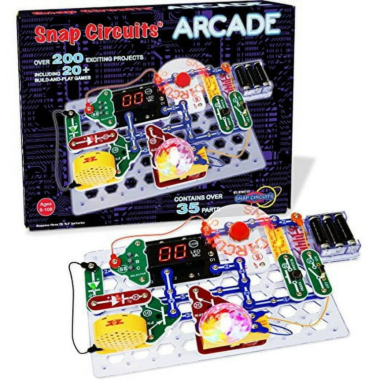 Snap circuits arcade store electronics discovery kit