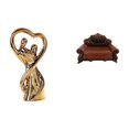 thumbnail image 1 of Figura de pareja, sofá, silla, estatua, recuerdo, regalo, escultura, enamorados, adorno de Valentín, aniversario, novia, familia, mueble en miniat, 1 of 8