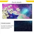 thumbnail image 2 of Aurora Borealis Wolf 1000 Piece Large Jigsaw Puzzle for Adults - Game Interesting Toys - Hand Made Puzzles Personalized Gift, 2 of 7