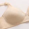 thumbnail image 6 of Womens Seamless Wireless Supportive Bra JIANLAI One Smooth U Smoothing Underwire Bras for Women, Convertible Straps, Ultra Light Beige, 6 of 7