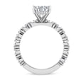 thumbnail image 3 of Meryn Jewel 1.37 Ct Pear Cut Lab Created Diamond Rings - 14K White Gold Plated Rings - Beautiful Solitaire Engagement Ring for Women's - Perfect for Proposals or as a Thoughtful Gift for Her, 3 of 6