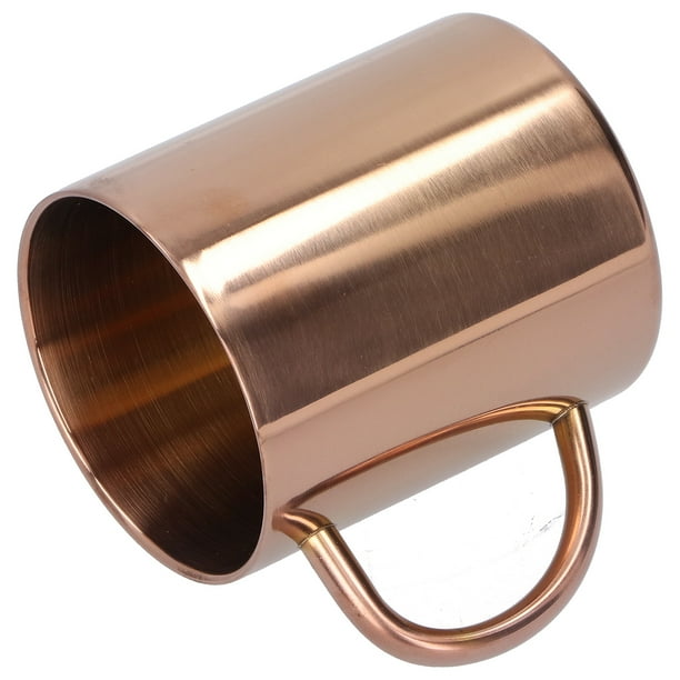 Taza de Café de Acero inoxidable, Tazas de Agua de Doble Pared de 400 ml Con ergonómico Taza de Vije Anti Calzuelas Velicero Base Estable para Bebidas frías Calientes