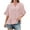 Pink, variant on Womens Blouses for Work Summer Tops Plus Size 4X White Tshirts Shirts V Neck Fitted Blouses Dressy Casual