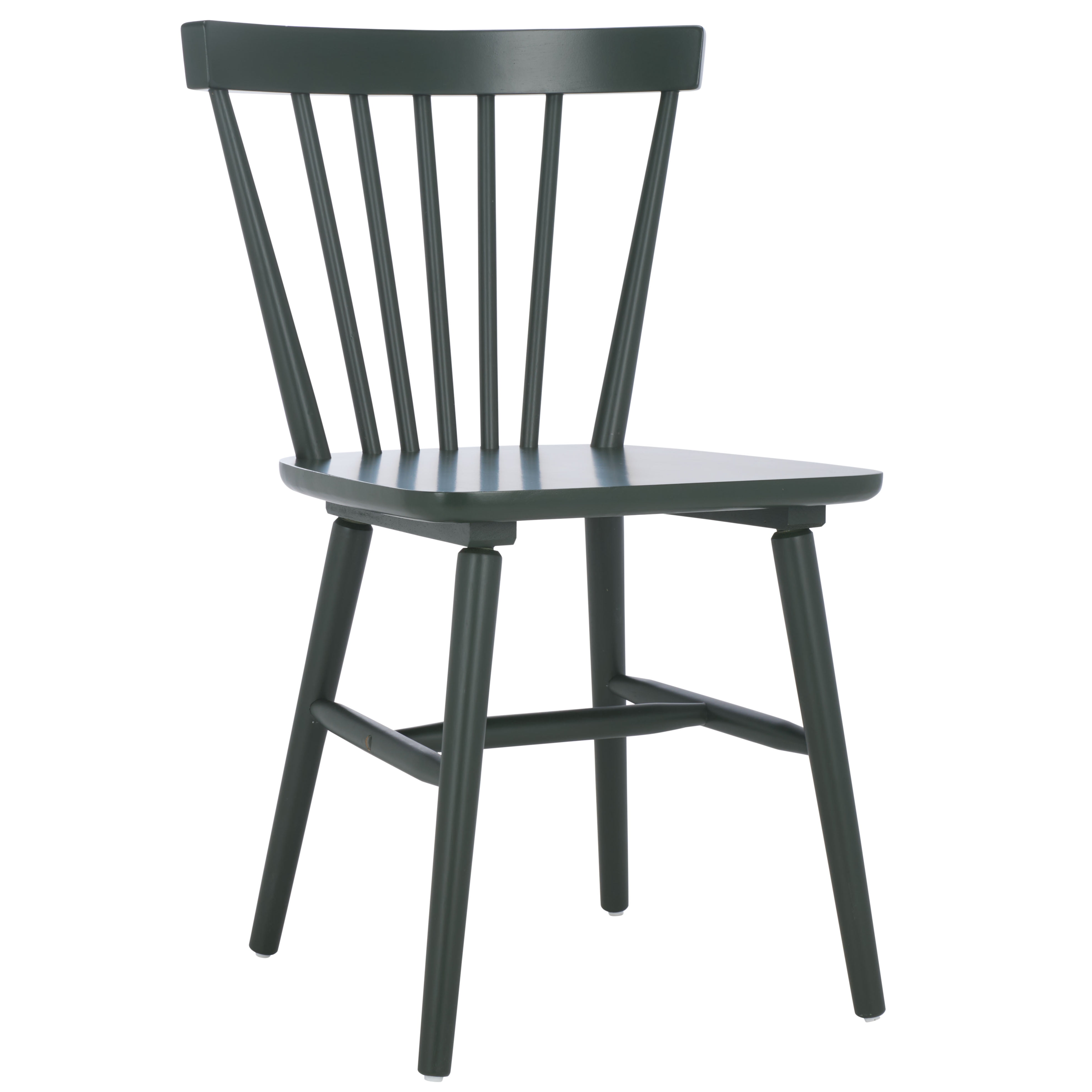 Safavieh Winona Traditional Wood Dining Side Chairs, Garden Green (Set of 2)