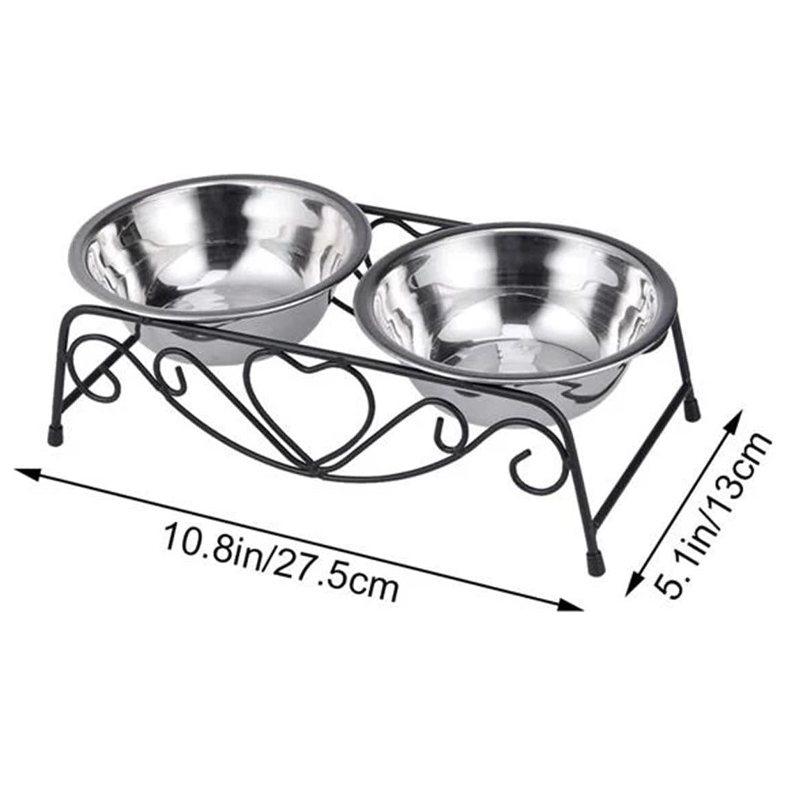 Dog Bowls Elevated Stand Pet Feeding Dish Pet Bowls Tilted Cat Dog Bowl Dish Pet Feeder And Waterer for Puppy Small Medium Large Dogs