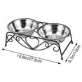 thumbnail image 6 of Dog Bowls Elevated Stand Pet Feeding Dish Pet Bowls Tilted Cat Dog Bowl Dish Pet Feeder And Waterer for Puppy Small Medium Large Dogs, 6 of 6