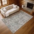 thumbnail image 7 of Addison Rugs Mayfield Premium Machine Washable Transitional Modern Pewter Rectangle Rug, 3' X 5' Machine Washable Transitional Modern Pewter Oversized Sherpa Throw Blanket, 7 of 7