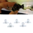thumbnail image 1 of 5 Pcs L Track Double Lug Threaded Stud Nut  with L Track Rail for Truck Bed Trailer Cargo Control Pickup RV ATV Carbon Steel, 1 of 7