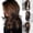 Brown, variant on Brazilian Virgin Hair Full Lace Cap Band Human Hair Wigs For Black Women 70CM Sexy Gradient Grey Party Wigs Long Curly