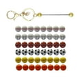 thumbnail image 3 of 49x Fabricación de joyas de silicona Espaciador suelto Cuenta Fútbol Béisbol Softball Voleibol para manualidades DIY Hallazgos de joyería Sunnimix Espaciador de cuentas sueltas, 3 of 8