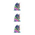 thumbnail image 3 of Transemion 1/2/3/5 Dido DIY Cartoon Animal Crystal Stitch Colorful Cat Needlework 5D Rhinestones Embroidery Painting 30*30cm 3PCS, 3 of 6