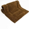 thumbnail image 3 of Chesapeake Olympia 2pc Chocolate Bath Rug Set (21"x34" & 24"x40"), 3 of 6