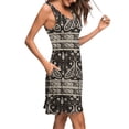 thumbnail image 3 of OutfitShow Women Summer Casual V-Neck Tank Dress Beach Cover Up with Side Pockets, 3 of 5