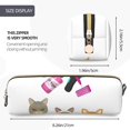 thumbnail image 3 of Fotbe Pet Care Grooming Estuche para Lápices de Cuero con Estampado, Estuche con Cremallera Resistente, Organizador Compacto y Elegante para Papelería, 3 of 7
