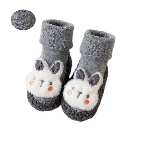 Walking Shoes with Soft Rubber Soles Slipper Non Slipper for Boys Girls Baby Shoes Children's Floor Socks