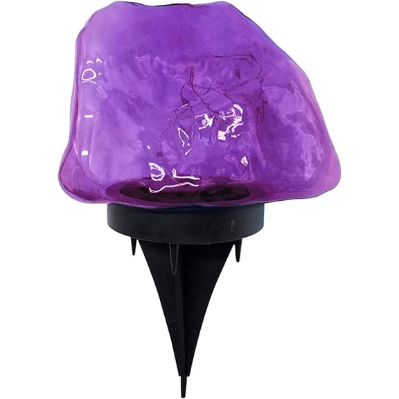 LINLIN Solar Garden Lights Solar Ground Lights, Outdoor Decorative Lights Waterproof Simulation Stone LED Yard Garden Decor for Lawn Patio Backyard Landscape Ornament