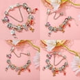 thumbnail image 5 of Pulsera con dijes de oso de Winnie the Pooh para mujer, brazalete con colgante de Piglet Eeyore para niña, cuentas de Anime de Disney para fabricación de joyas, 5 of 5