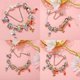 thumbnail image 5 of Pulsera con dijes de oso de Winnie the Pooh para mujer, brazalete con colgante de Piglet Eeyore para niña, cuentas de Anime de Disney para fabricación de joyas, 5 of 5