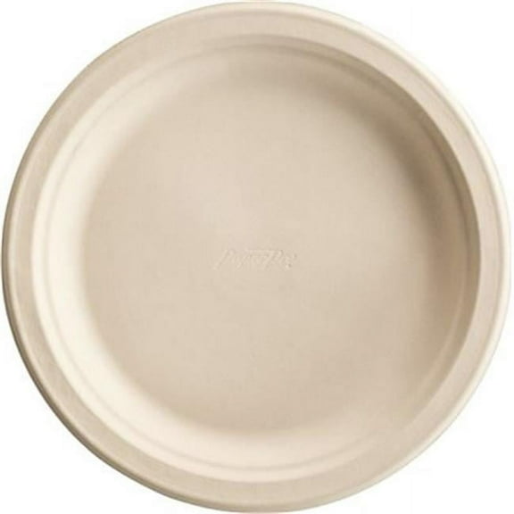 8.75 in. White Paper Pro Round Plates, Pack of 125