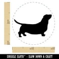 thumbnail image 2 of Basset Hound Dog Solid Self-Inking Rubber Stamp Ink Stamper - Green Ink - Mini 1/2 Inch, 2 of 7