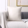 Almohada de tela, cojín de noche, almohada de oficina, almohada lumbar, almohada de respaldo, funda de almohada para sofá, almohada de 43x43 cm (17x17 pulgadas).