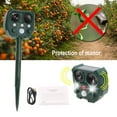 KeesonKimi Ultrasonic Animal Repellent Outdoor Deterrent Devices Solar