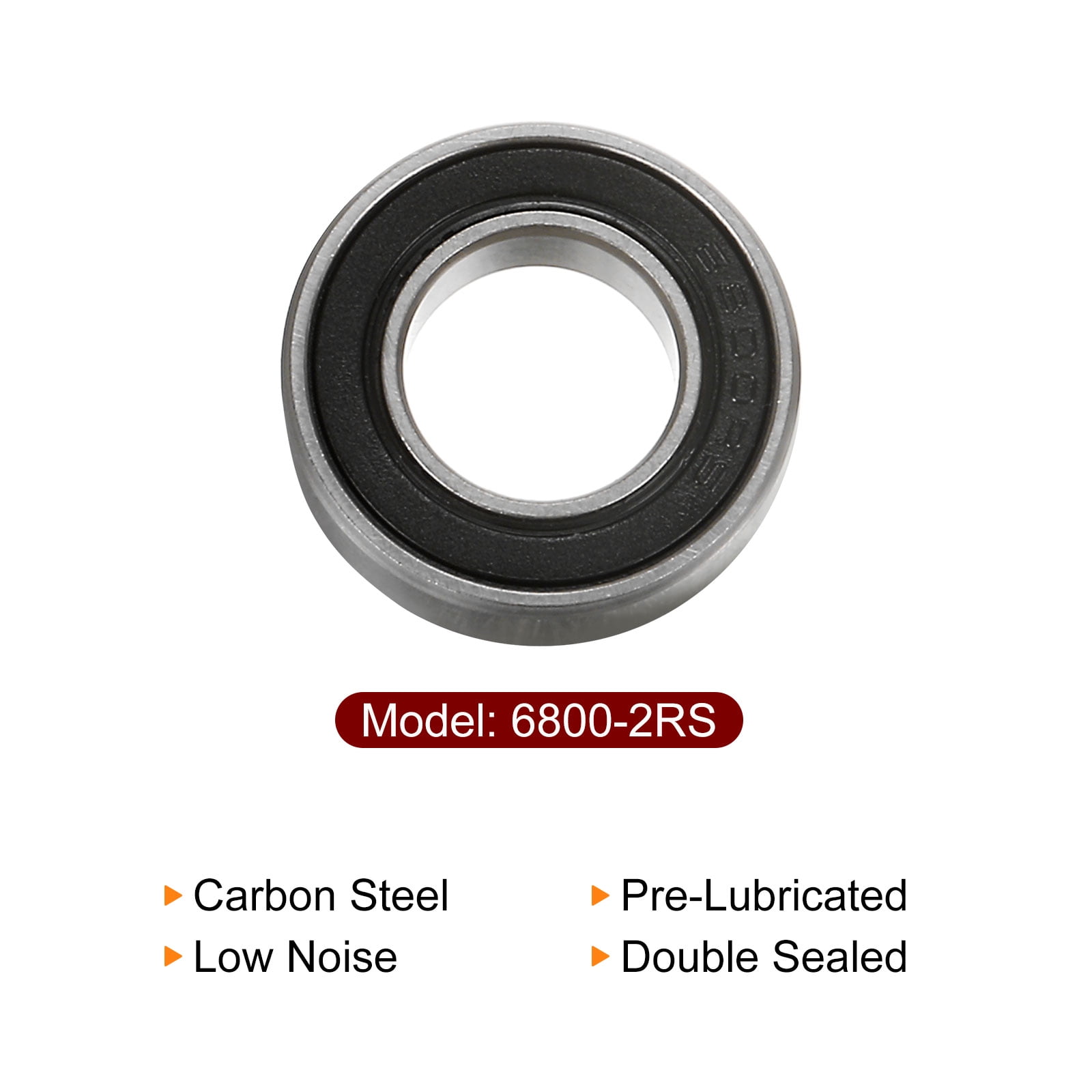 5 Roulements à Billes 6804-2RS 20x32x7 Mm - Double Scellé, Acier Chrome, Pour Micro-moteurs Et équipements Industriels